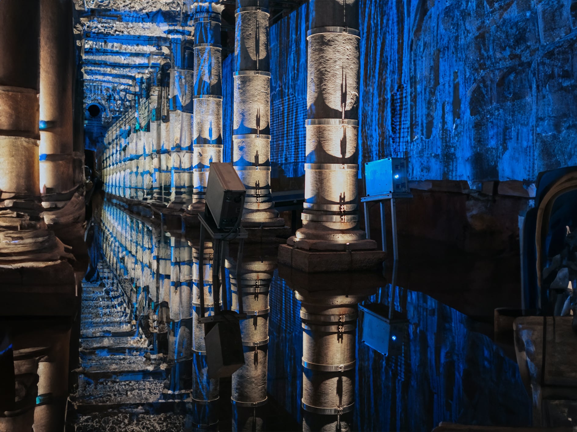 Light Shows in Basilica Cistern