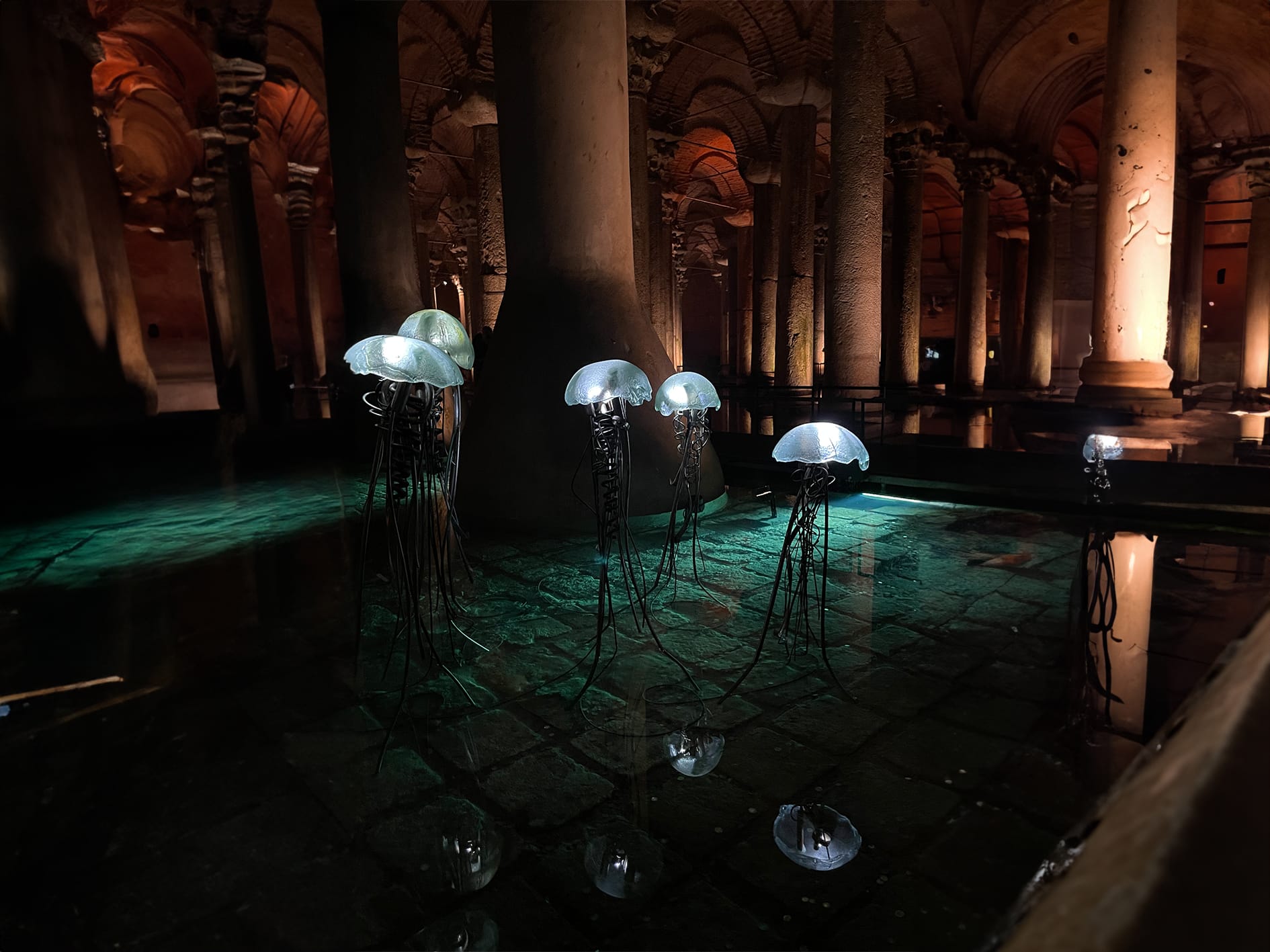 Faciliities in Basilica Cistern